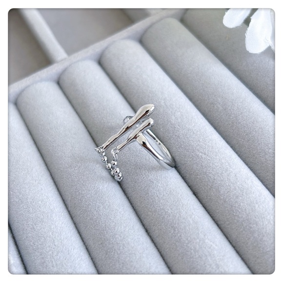 ✨NEW LAUNCH✨S925 Stamped silver special style gorgeous adjustable ring forwomen - Picture 3 of 6